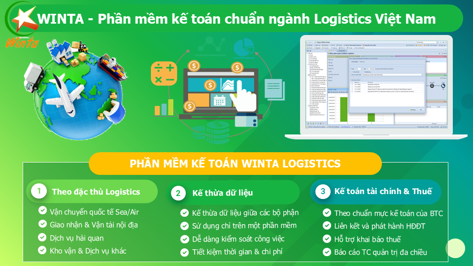 Kế toán vận tải, Logistics Winta
